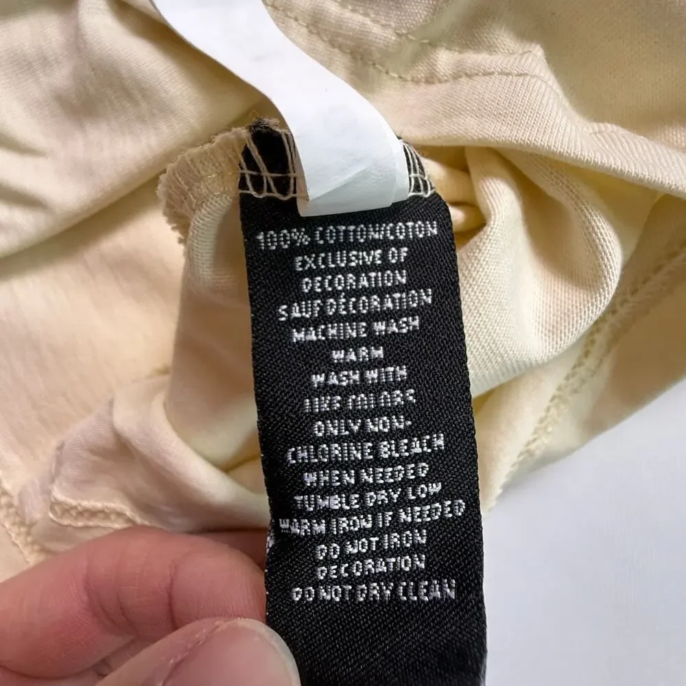 PRO STANDARD Men's HOUSTON TEXANS Cream Color Short Sleeve Pullover Hoodie 3XL - Picture 13 of 16